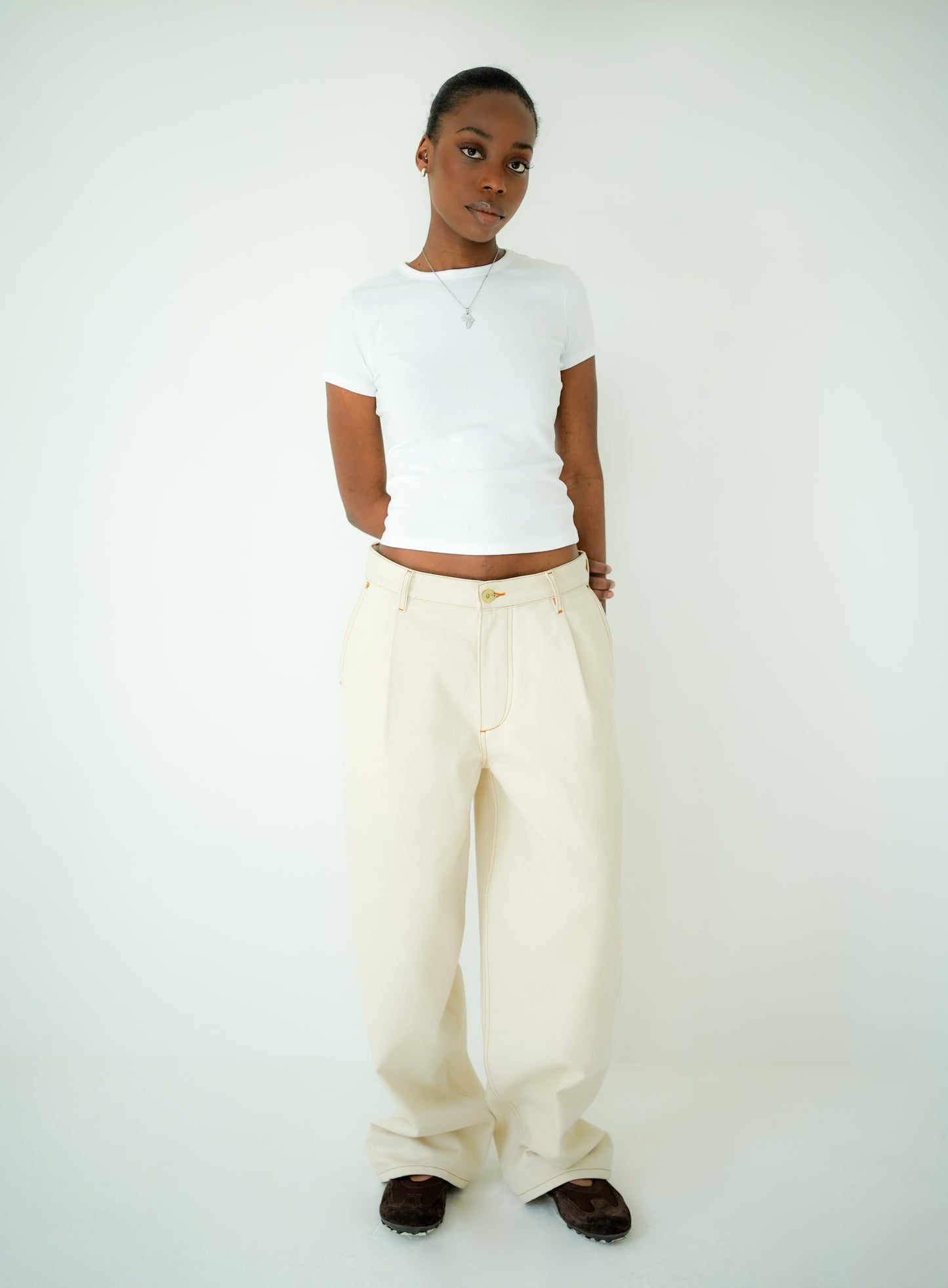 D-LANI'S CREAM DENIM
